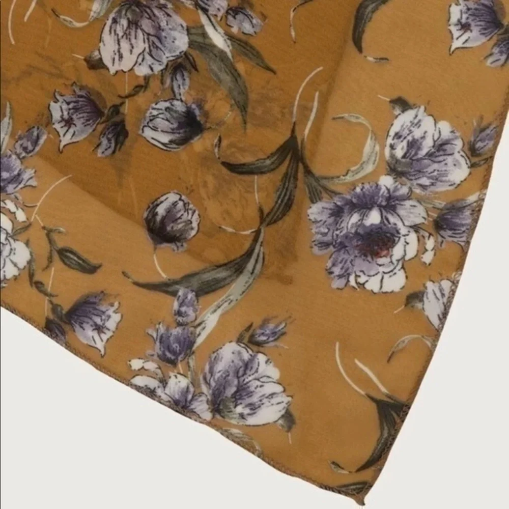 💋 NEW Chiffon floral face mask scarf